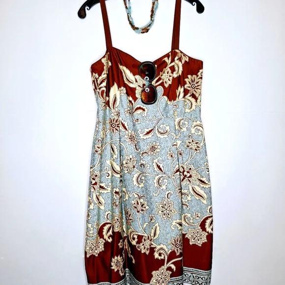 Jessica Howard | Dresses | Jessica Howard Brand Sunday Brunch In Mint  Chocolate Brownaline Dress Size 4 | Poshmark